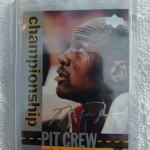 1994 Upper Deck Championship pit crew Michael Jordan card#133